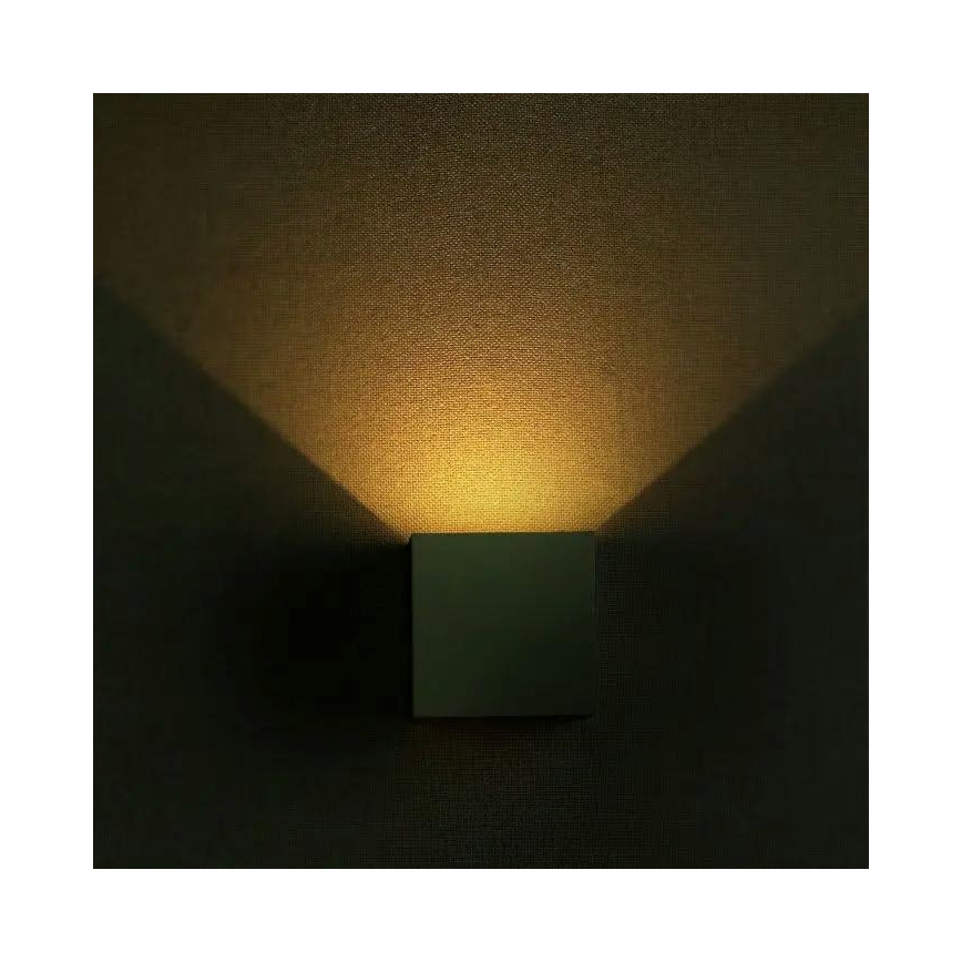 Φωτιστικό τοίχου LED εξωτερικού χώρου LED/5W/230V 3000K IP65 γκρι