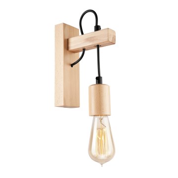 Φωτιστικό τοίχου LEON 1xE27/60W/230V οξιά