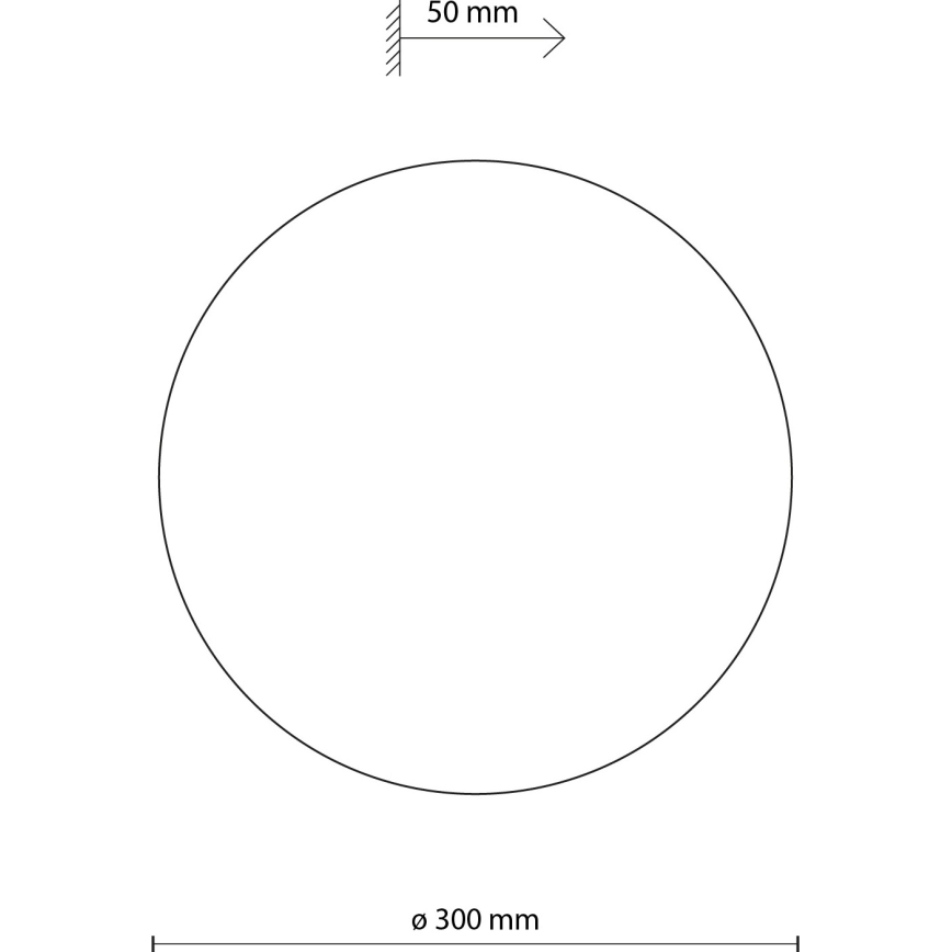 Φωτιστικό τοίχου LUNA 3xG9/8W/230V διάμετρος 30 cm μπεζ