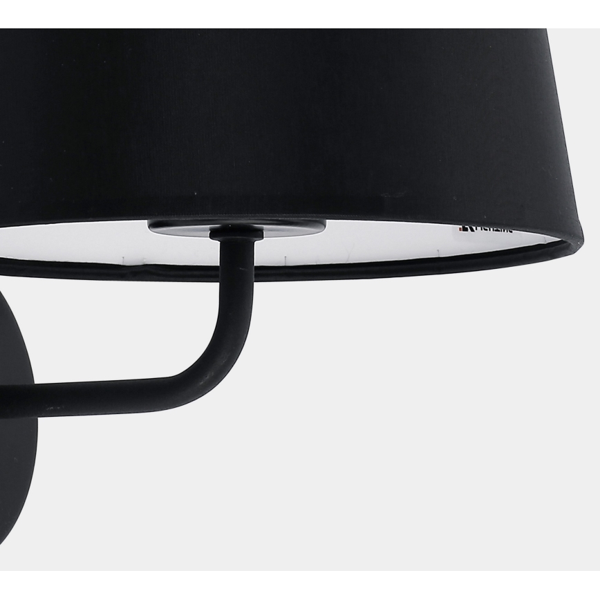 Φωτιστικό τοίχου MAJA 1xE27/15W/230V γκρι