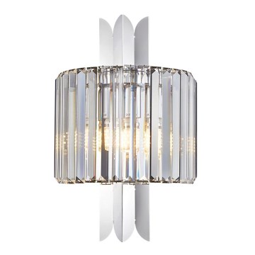 Φωτιστικό τοίχου MARGOT 2xE14/40W/230V ματ χρώμιο