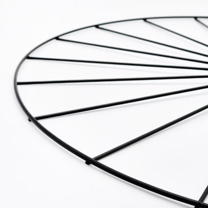 Φωτιστικό τοίχου MONTANA 1xE27/15W/230V διάμετρος 30 cm μαύρο