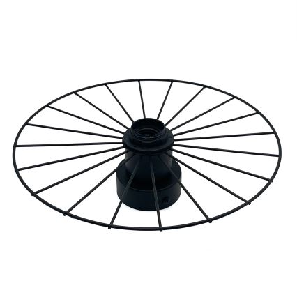 Φωτιστικό τοίχου MONTANA 1xE27/15W/230V διάμετρος 30 cm μαύρο