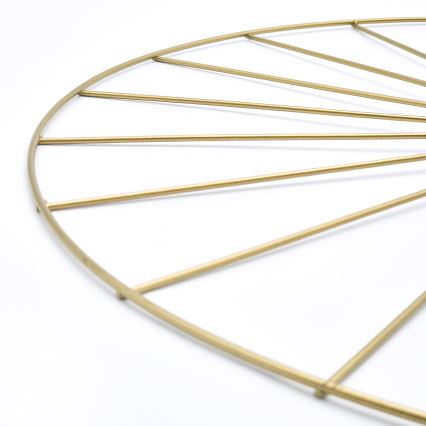 Φωτιστικό τοίχου MONTANA 1xE27/15W/230V διάμετρος 45 cm χρυσό