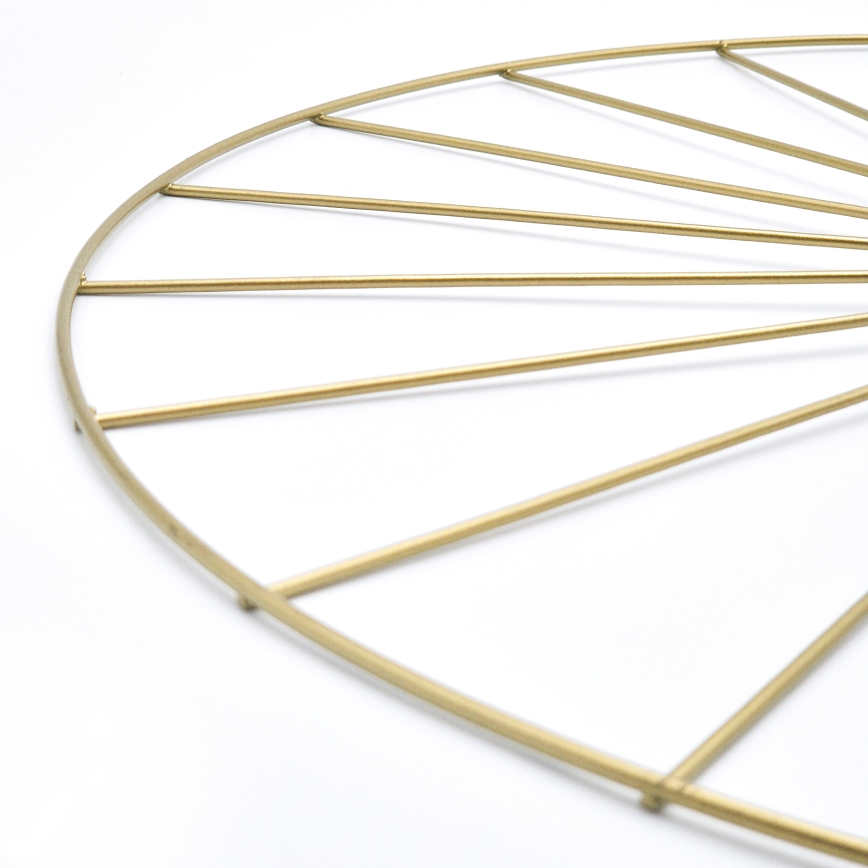 Φωτιστικό τοίχου MONTANA 1xE27/15W/230V διάμετρος 45 cm χρυσό