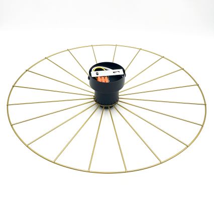 Φωτιστικό τοίχου MONTANA 1xE27/15W/230V διάμετρος 45 cm χρυσό