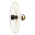 Φωτιστικό τοίχου MONTANA 1xE27/15W/230V διάμετρος 45 cm χρυσό