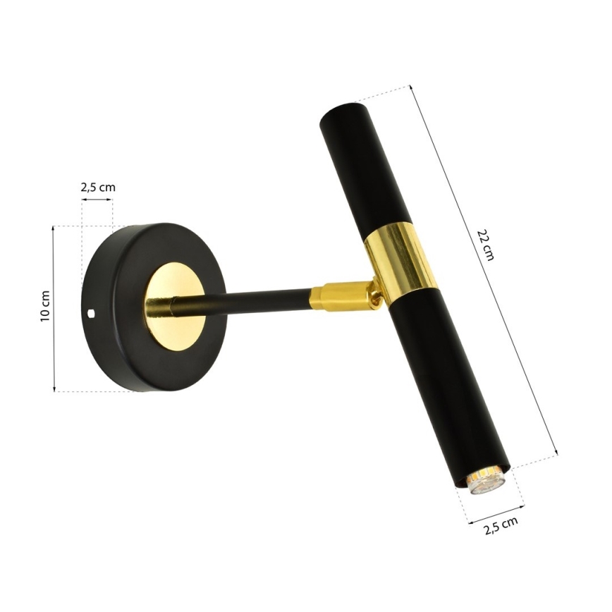 Φωτιστικό τοίχου MONZA 1xG9/7W/230V