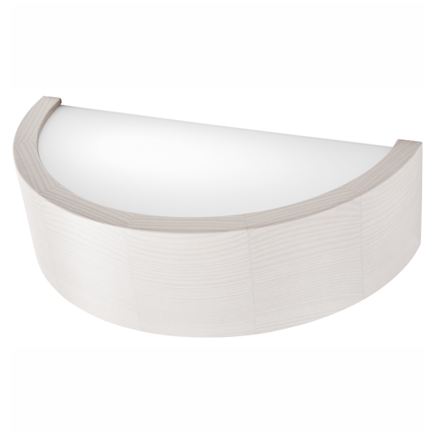 Φωτιστικό τοίχου NATURAL 1xE27/60W/230V λευκό/πεύκο