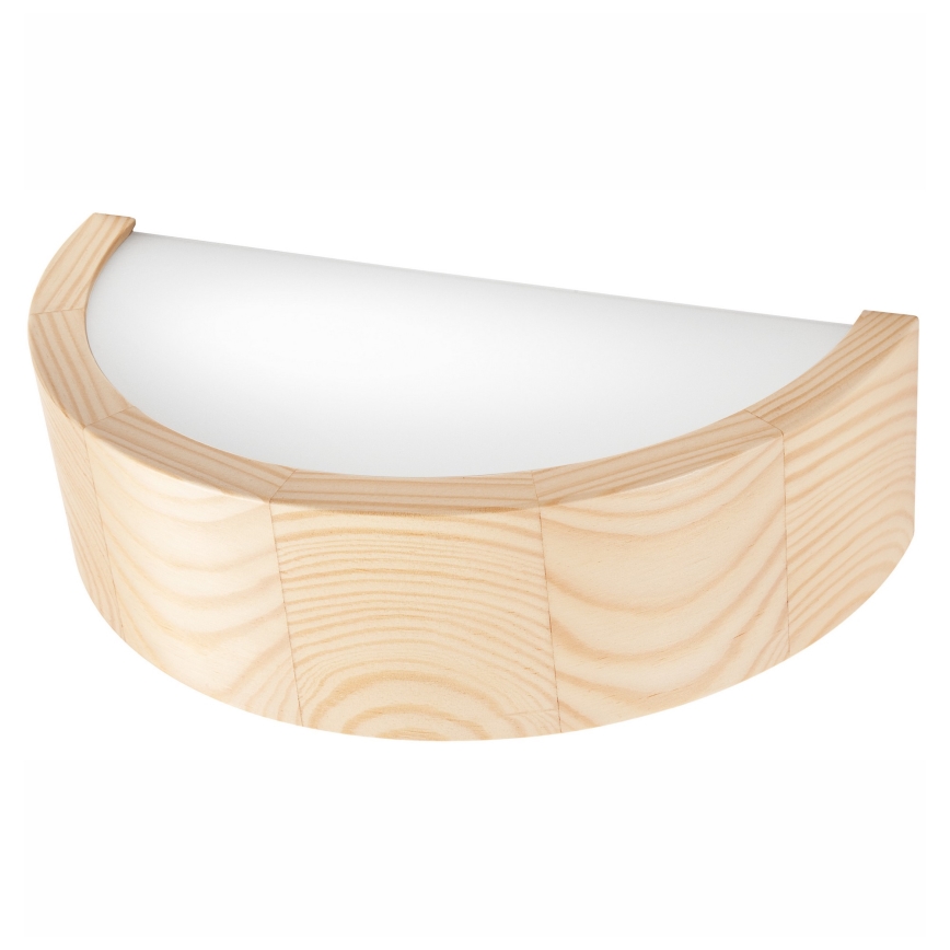 Φωτιστικό τοίχου NATURAL 1xE27/60W/230V πεύκο