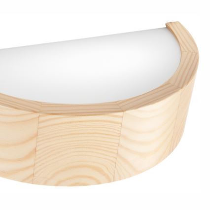 Φωτιστικό τοίχου NATURAL 1xE27/60W/230V πεύκο