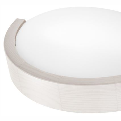 Φωτιστικό τοίχου NATURAL SLIM 1xE27/60W/230V πεύκο/λευκό