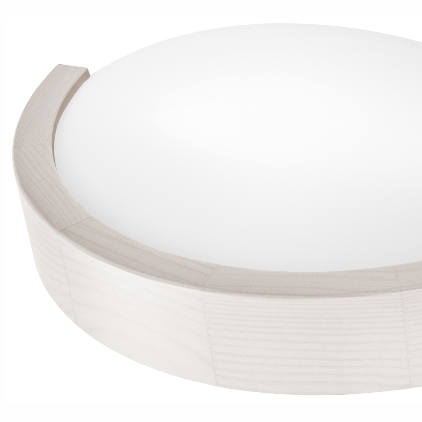 Φωτιστικό τοίχου NATURAL SLIM 1xE27/60W/230V πεύκο/λευκό