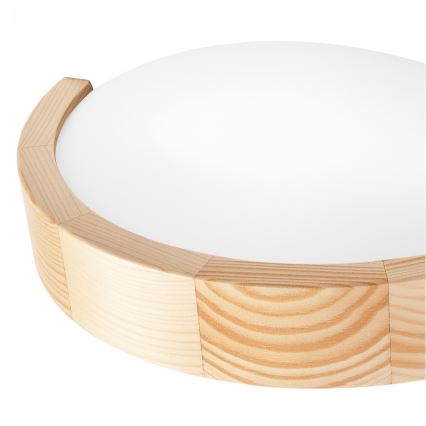 Φωτιστικό τοίχου NATURAL SLIM 1xE27/60W/230V πεύκο