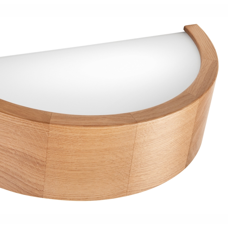 Φωτιστικό τοίχου OAK 1xE27/60W/230V δρυς