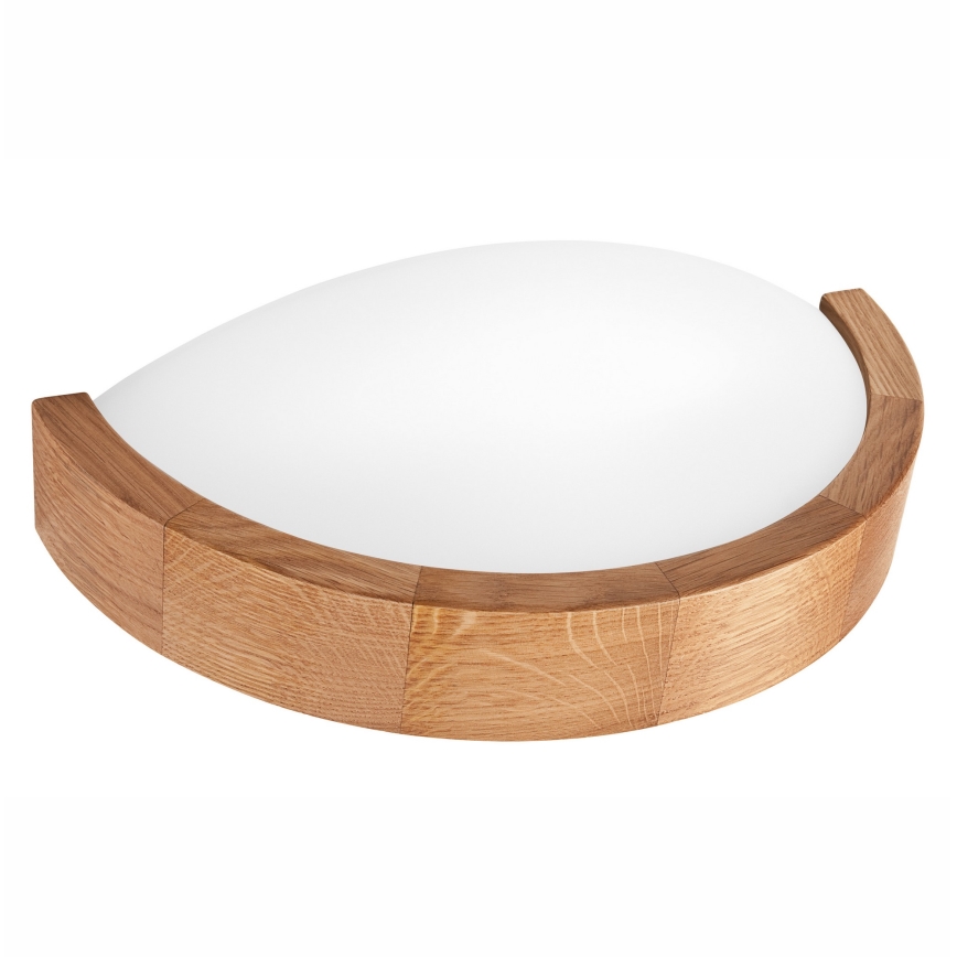 Φωτιστικό τοίχου OAK SLIM 1xE27/60W/230V δρυς