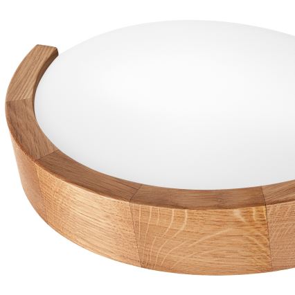 Φωτιστικό τοίχου OAK SLIM 1xE27/60W/230V δρυς