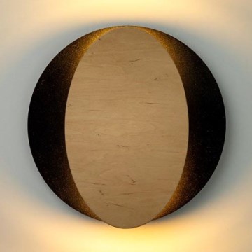 Φωτιστικό τοίχου OVO 2xG9/12W/230V μαύρο/καφέ