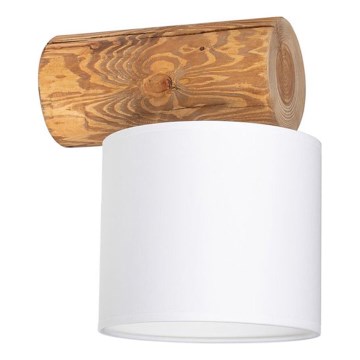 Φωτιστικό τοίχου PINO MIX 1xE27/25W/230V από πεύκο