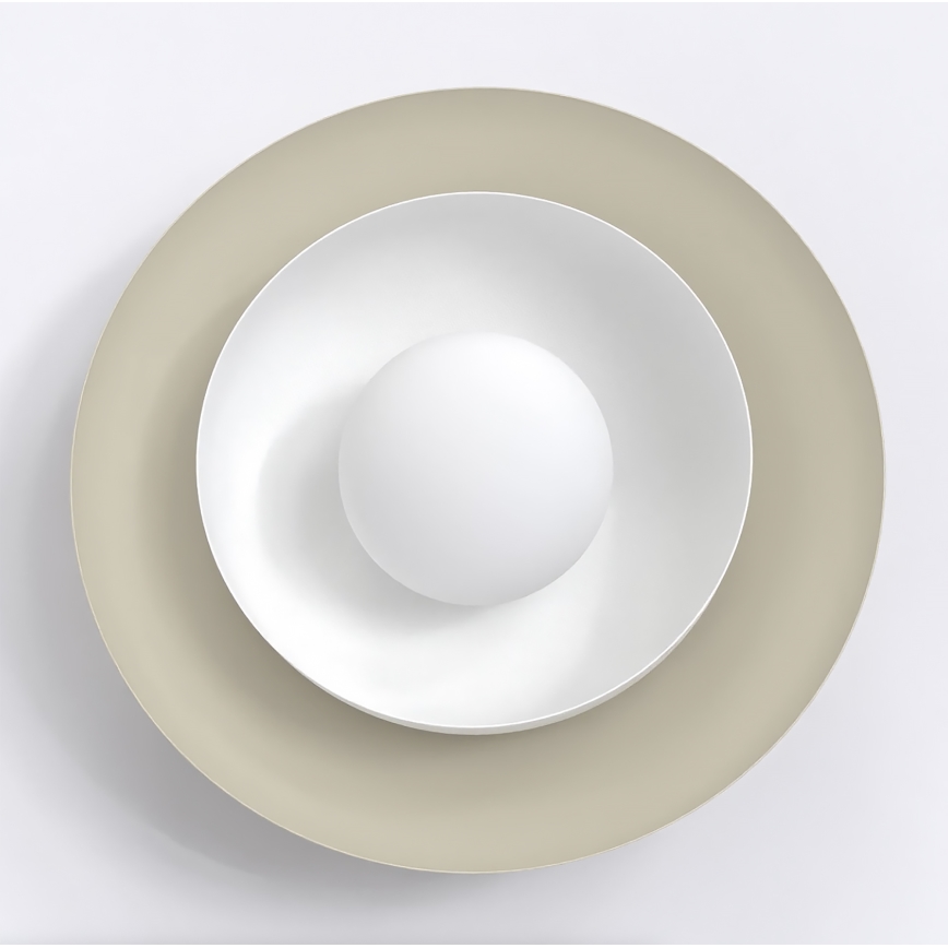 Φωτιστικό τοίχου POPPI 1xG9/8W/230V μπεζ/λευκό