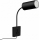 Φωτιστικό τοίχου PUNTO με USB 1xGU10/9W/230V μαύρο