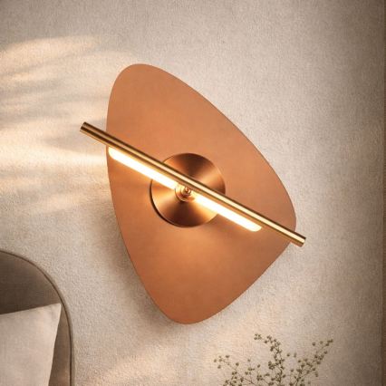 Φωτιστικό τοίχου RELAX LED/5W/230V χρυσό/καπνιστό καφέ