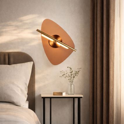 Φωτιστικό τοίχου RELAX LED/5W/230V χρυσό/καπνιστό καφέ