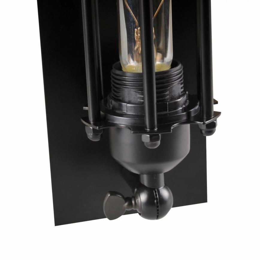 Φωτιστικό τοίχου RETRO 1xE27/20W/230V μαύρο