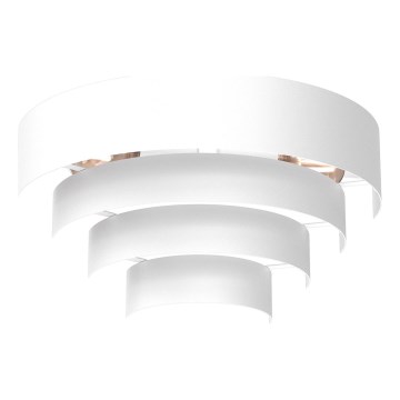 Φωτιστικό τοίχου RINGS 2xE27/15W/230V λευκό