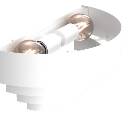 Φωτιστικό τοίχου RINGS 2xE27/15W/230V λευκό