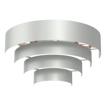 Φωτιστικό τοίχου RINGS 2xE27/15W/230V γυαλιστερό χρώμιο