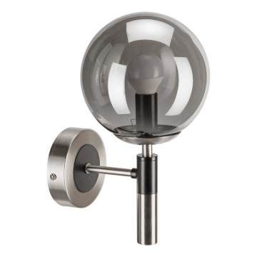 Φωτιστικό τοίχου ROLLO 1xE14/5W/230V ματ χρώμιο/φιμέ