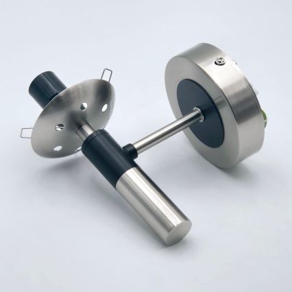 Φωτιστικό τοίχου ROLLO 1xE14/5W/230V ματ χρώμιο/φιμέ