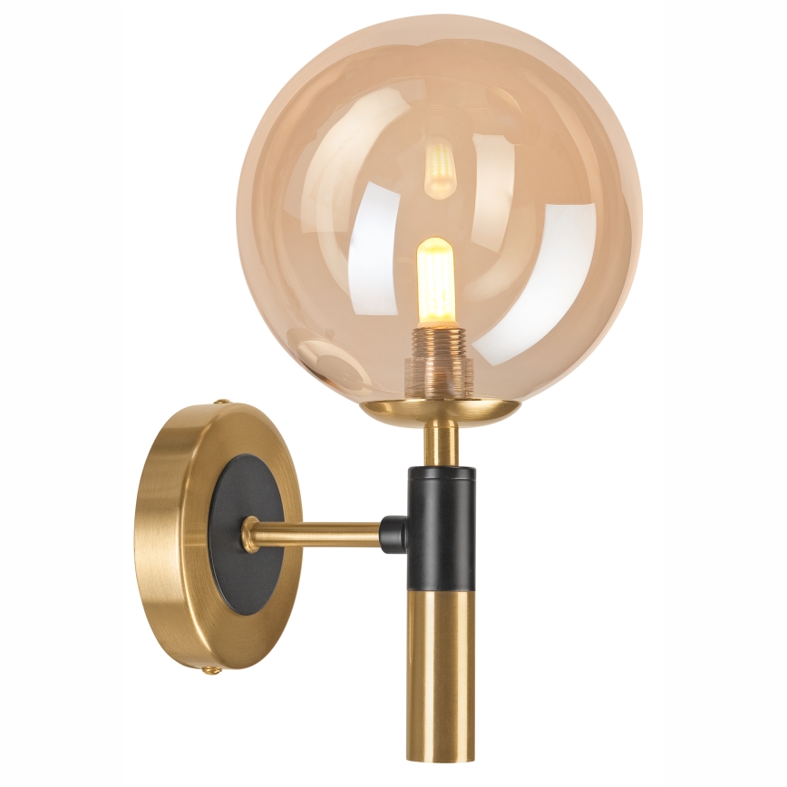 Φωτιστικό τοίχου ROLLO 1xG9/5W/230V χρυσό/φιμέ μπεζ