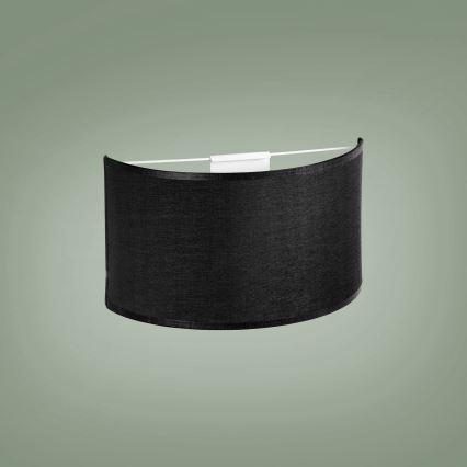 Φωτιστικό τοίχου RONDO 1xE27/15W/230V μαύρο
