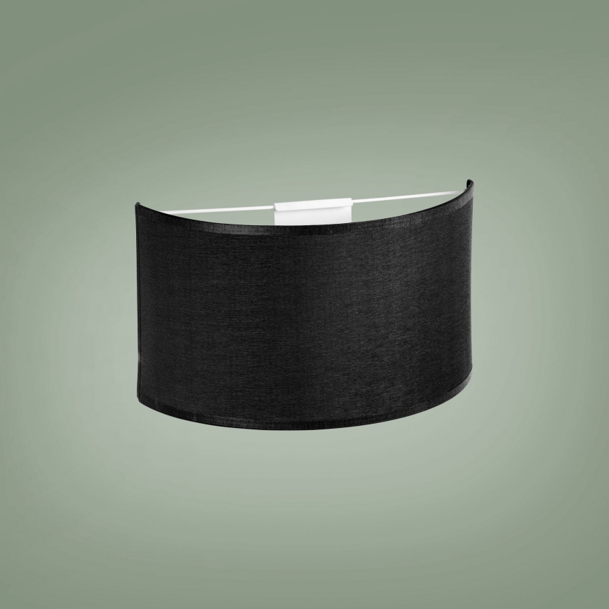Φωτιστικό τοίχου RONDO 1xE27/15W/230V μαύρο