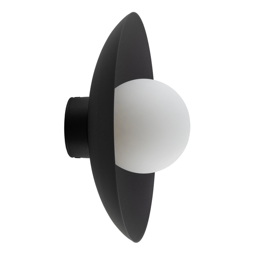 Φωτιστικό τοίχου SLATE 1xG9/8W/230V διάμετρος 28 cm μαύρο