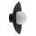 Φωτιστικό τοίχου SLATE 1xG9/8W/230V διάμετρος 28 cm μαύρο