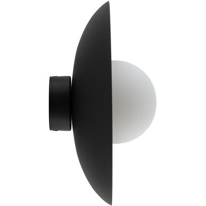 Φωτιστικό τοίχου SLATE 1xG9/8W/230V διάμετρος 28 cm μαύρο