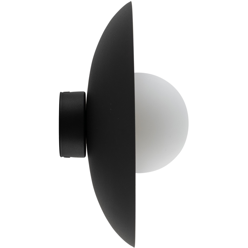 Φωτιστικό τοίχου SLATE 1xG9/8W/230V διάμετρος 28 cm μαύρο