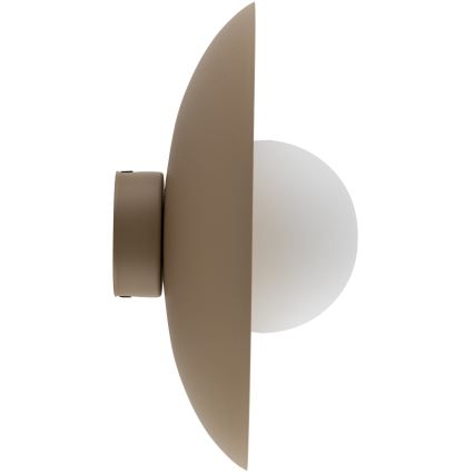 Φωτιστικό τοίχου SLATE 1xG9/8W/230V διάμετρος 28 cm μπεζ