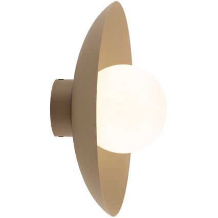 Φωτιστικό τοίχου SLATE 1xG9/8W/230V διάμετρος 28 cm μπεζ