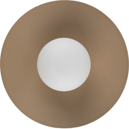 Φωτιστικό τοίχου SLATE 1xG9/8W/230V διάμετρος 28 cm μπεζ