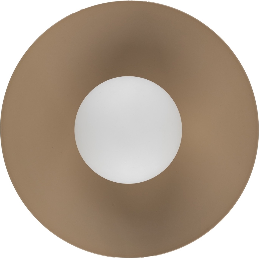 Φωτιστικό τοίχου SLATE 1xG9/8W/230V διάμετρος 28 cm μπεζ