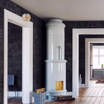 Φωτιστικό τοίχου SOFIA 1xE27/60W/230V καφέ