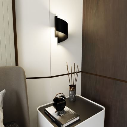 Φωτιστικό τοίχου SPINER 1xG9/8W/230V μαύρο