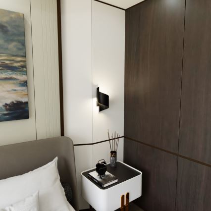 Φωτιστικό τοίχου SPINER 1xG9/8W/230V μαύρο