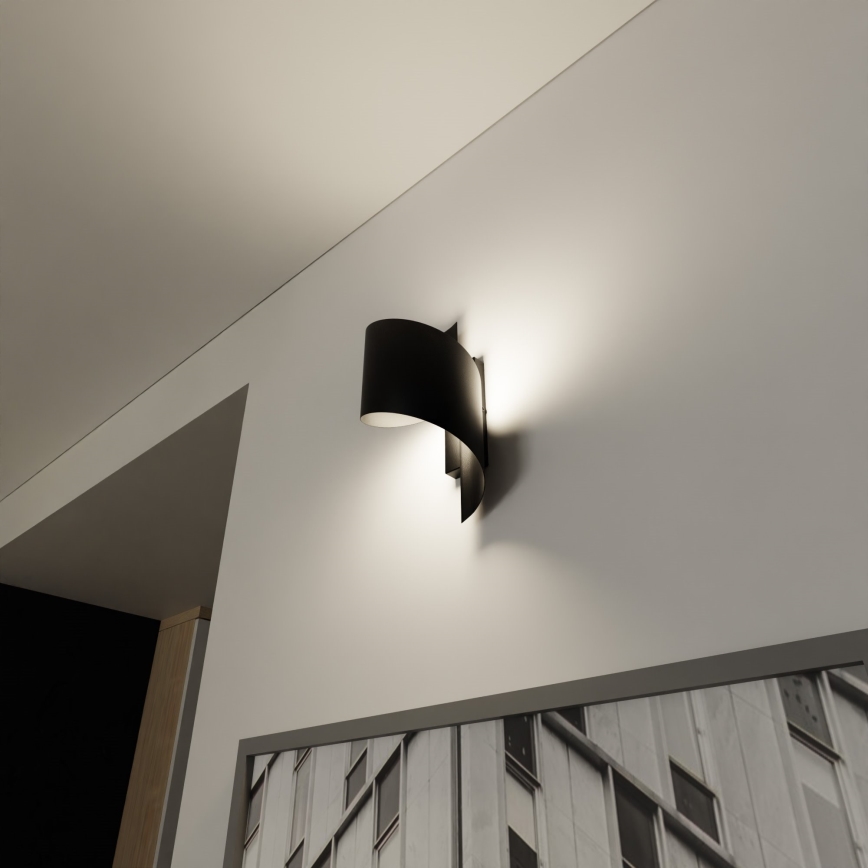 Φωτιστικό τοίχου SPINER 1xG9/8W/230V μαύρο