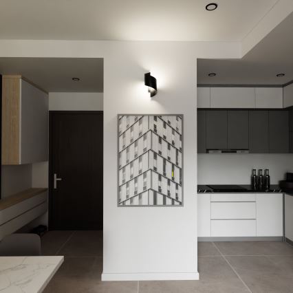 Φωτιστικό τοίχου SPINER 1xG9/8W/230V μαύρο