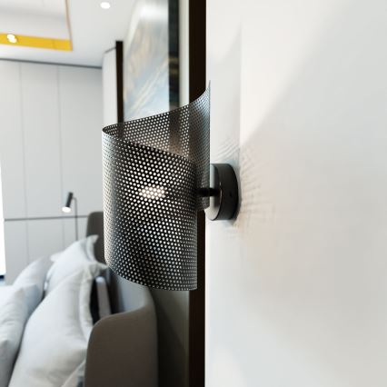 Φωτιστικό τοίχου SPIRAL 1xG9/8W/230V μαύρο